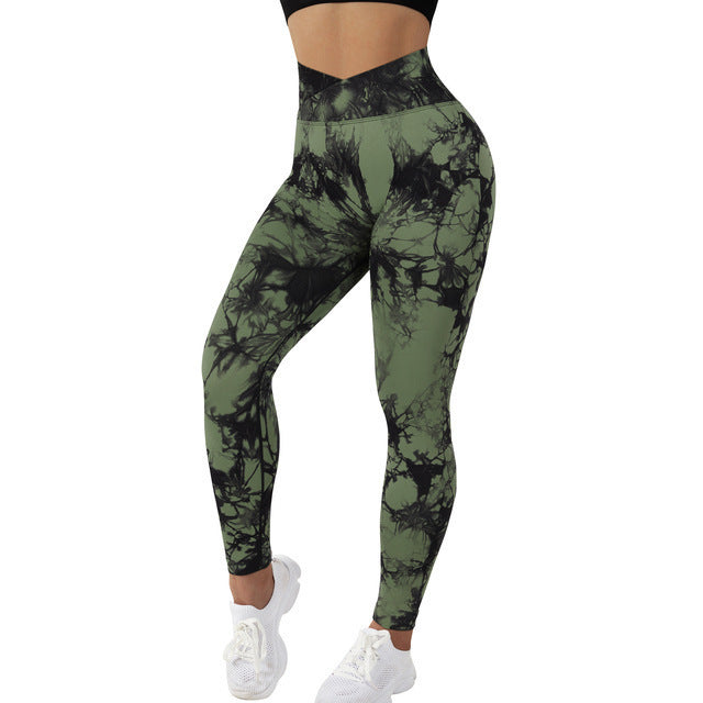 Legging de Sport Femme – Effet Push-Up Sans Coutures